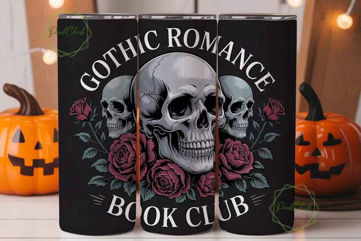 Gothic Romance Book Club 20oz Tumbler - Image 2