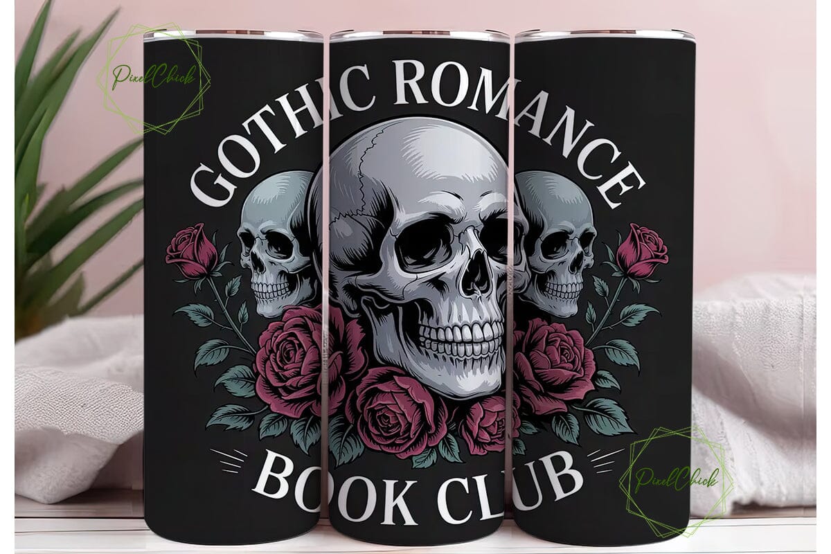 Gothic Romance Book Club 20oz Tumbler - Image 3