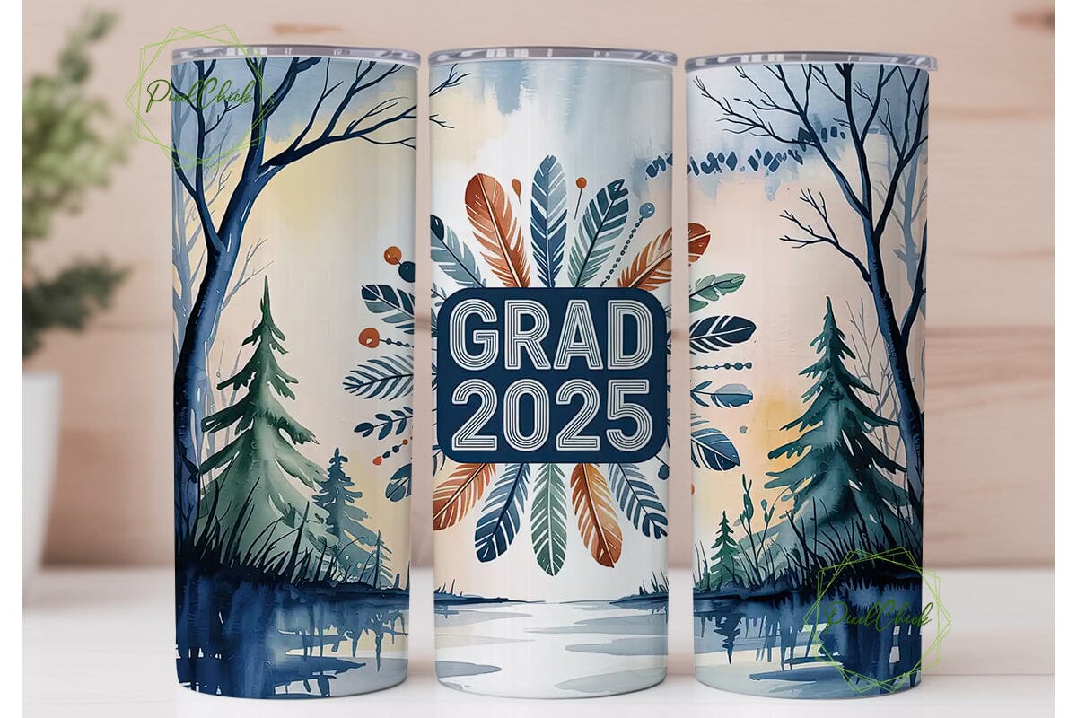 Grad 2025 Winter Scene 20oz Tumbler