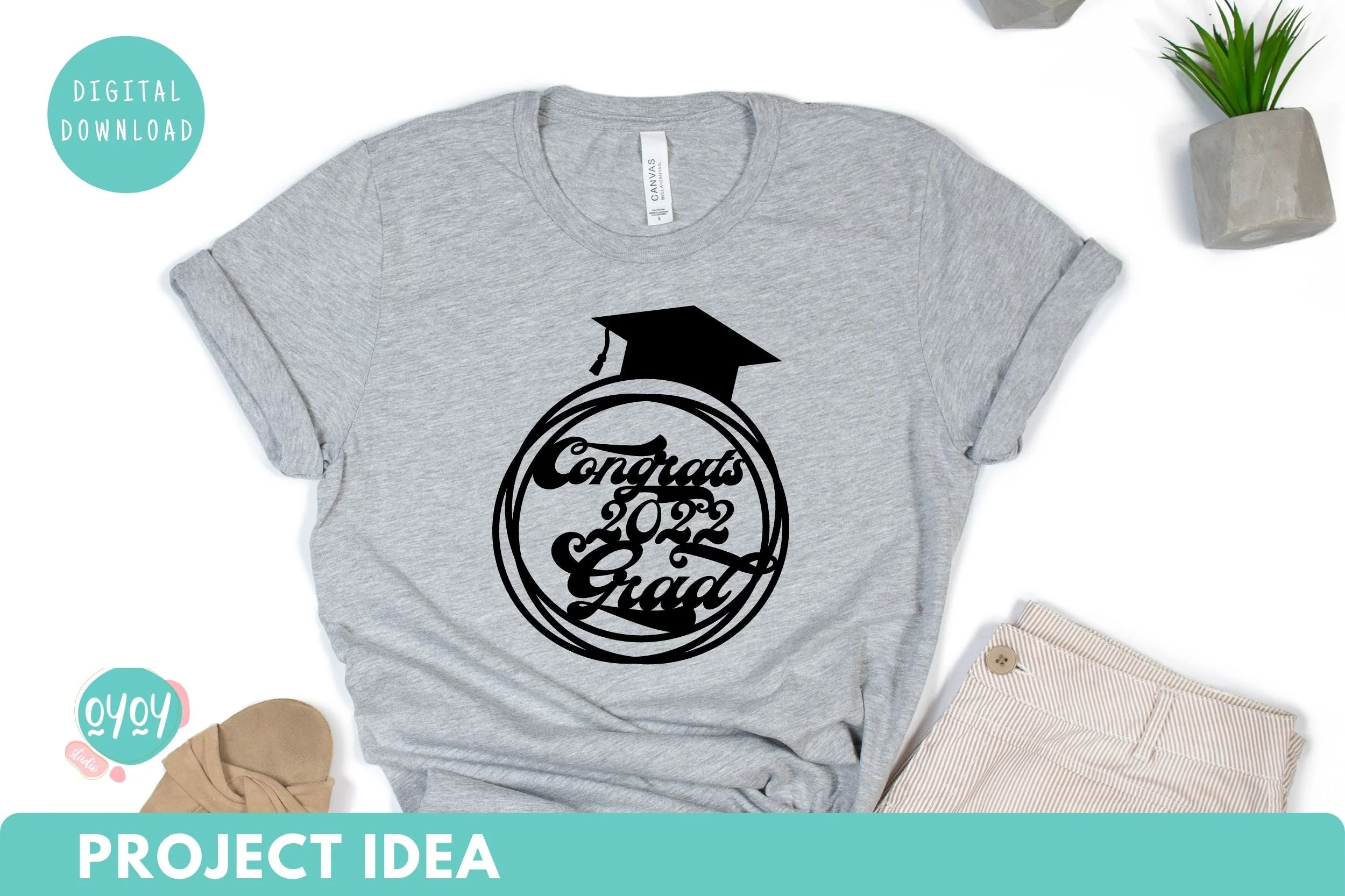 Graduation 2022 SVG | Congrats Grad Cake Topper SVG - Image 4