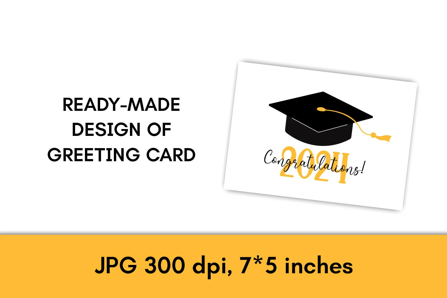 Graduation 2024 Congratulations PNG Sublimation, Greeting Card | Square Academic Cap SVG | Graduation Congrats Printable Vector Illustration - Image 3