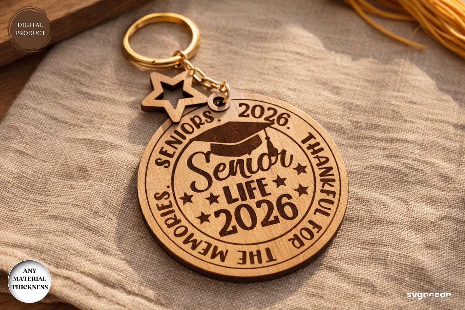 Graduation 2026 Keychain SVG Bundle - Image 8