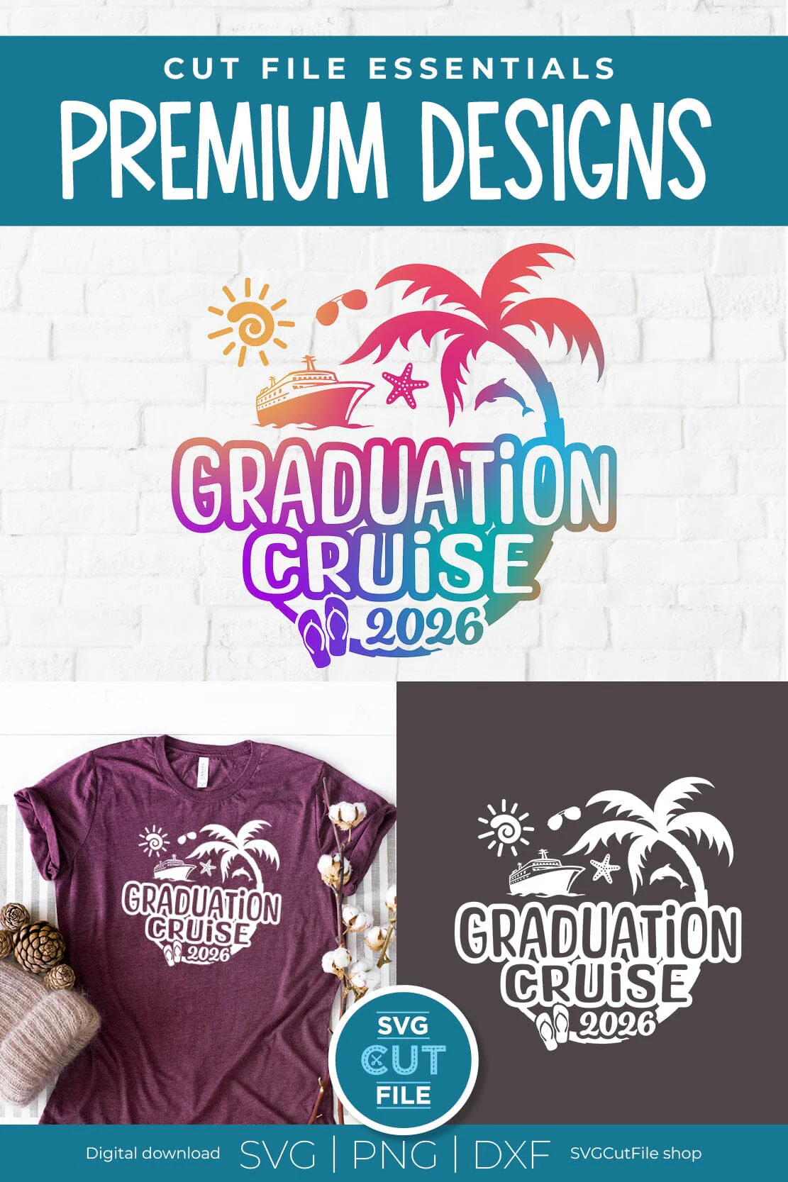 Graduation Cruise svg - 2026 Grad Trip svg vacation or Holiday Design - Image 3