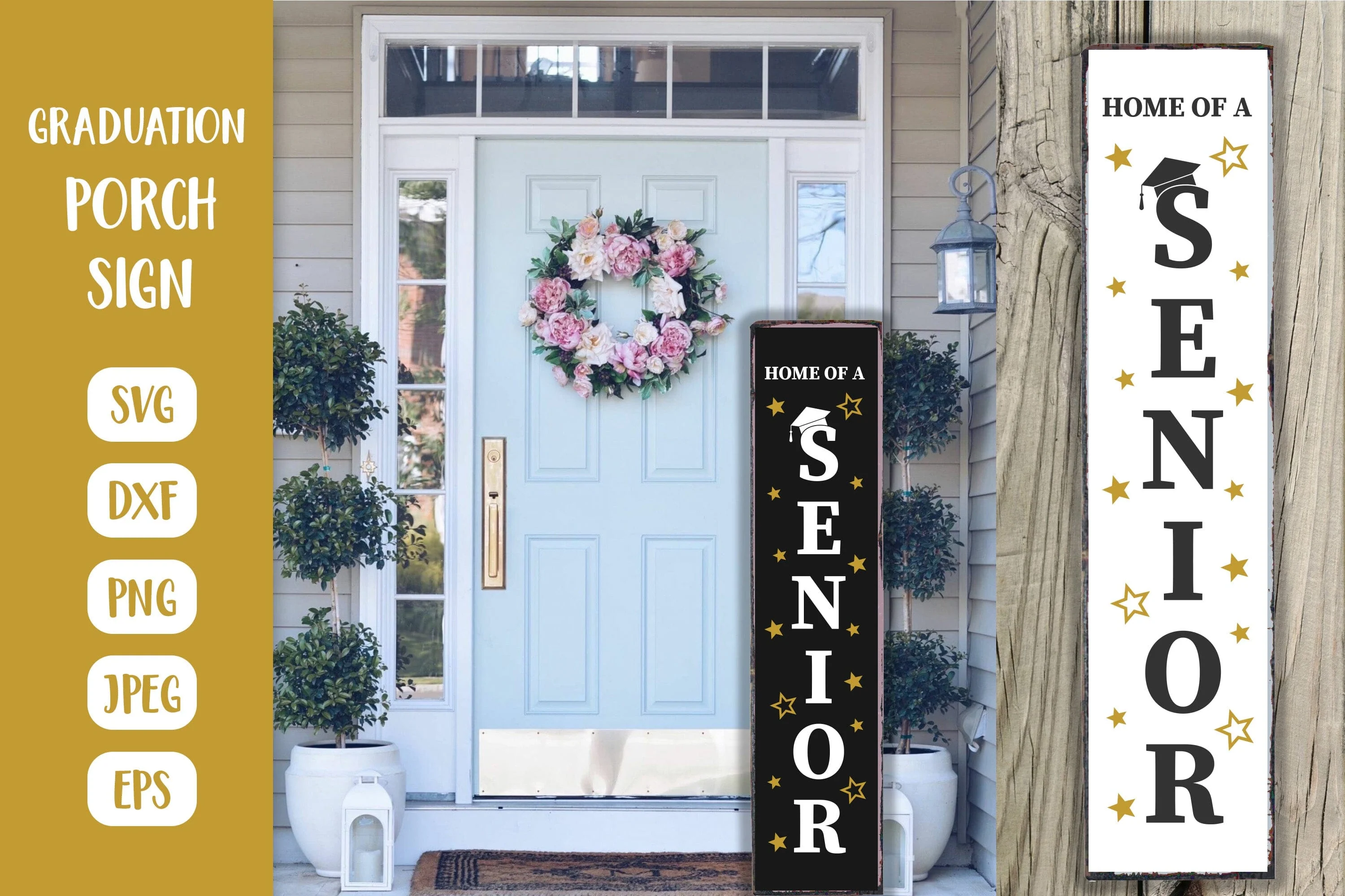 Graduation Porch Sign Bundle SVG. Class of 2023 Porch Signs - Image 2