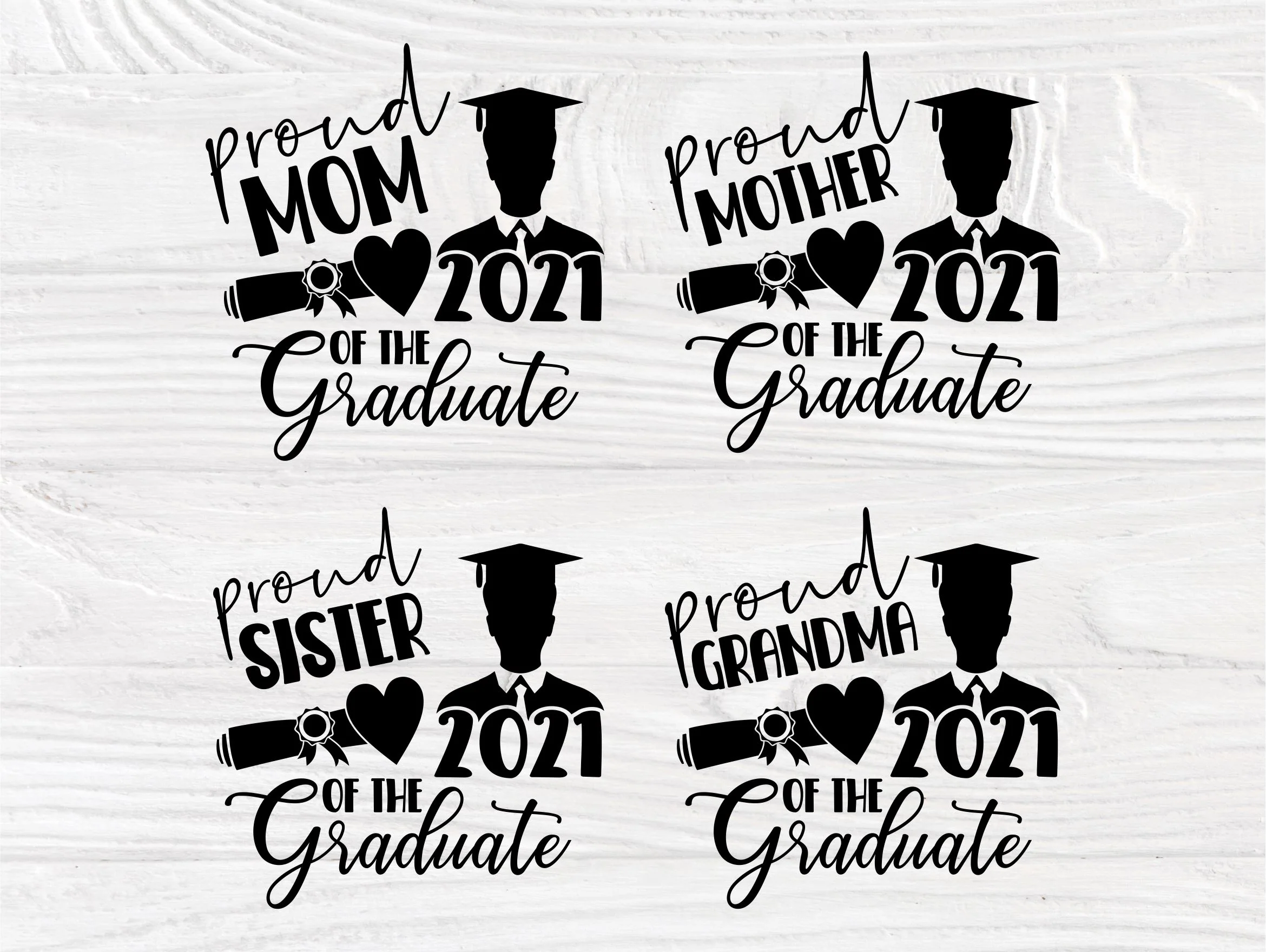 Graduation SVG Bundle, Class of 2021, Graduate Svg - Image 5