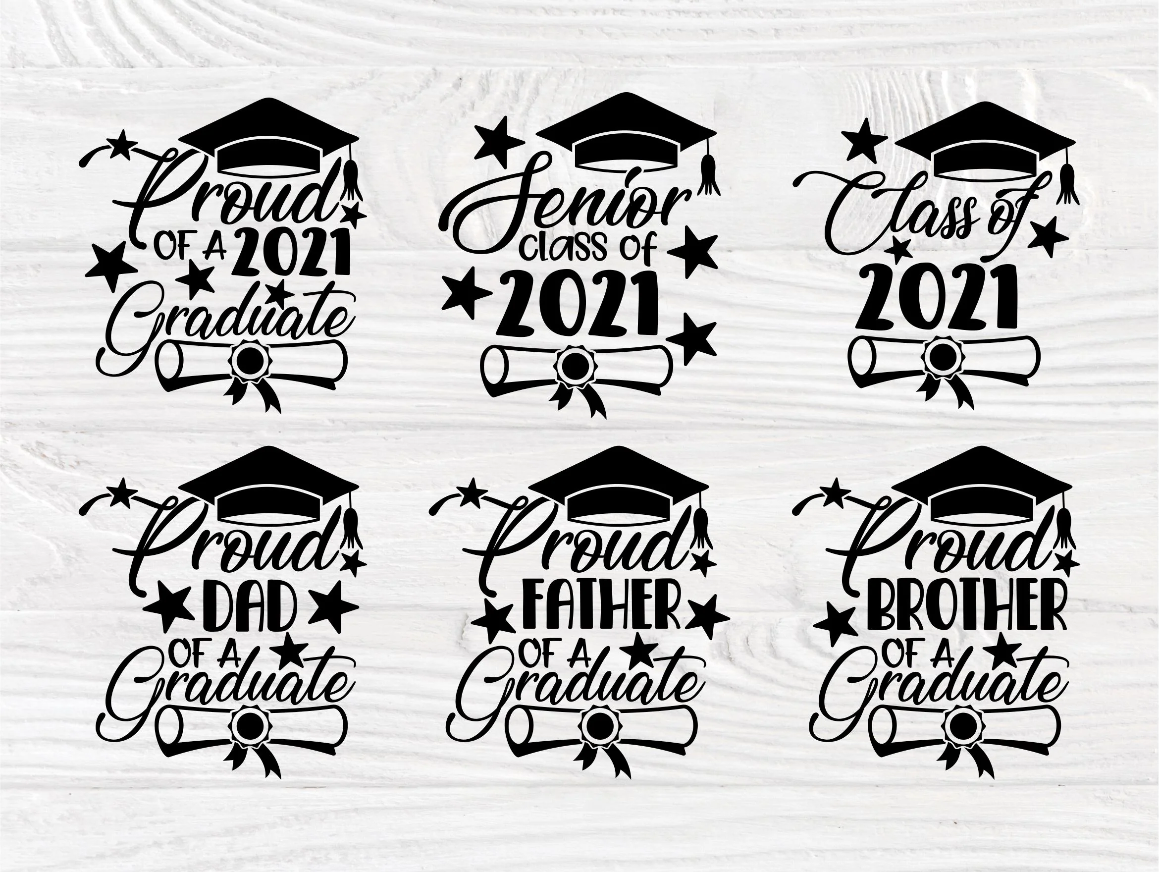 Graduation SVG Bundle, Class of 2021 Svg, Graduate - Image 3