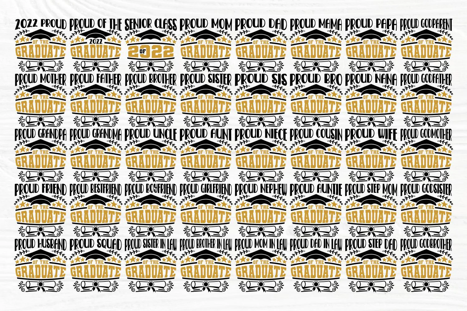 Graduation SVG Bundle, Class of 2022 Svg, Graduate - Image 2