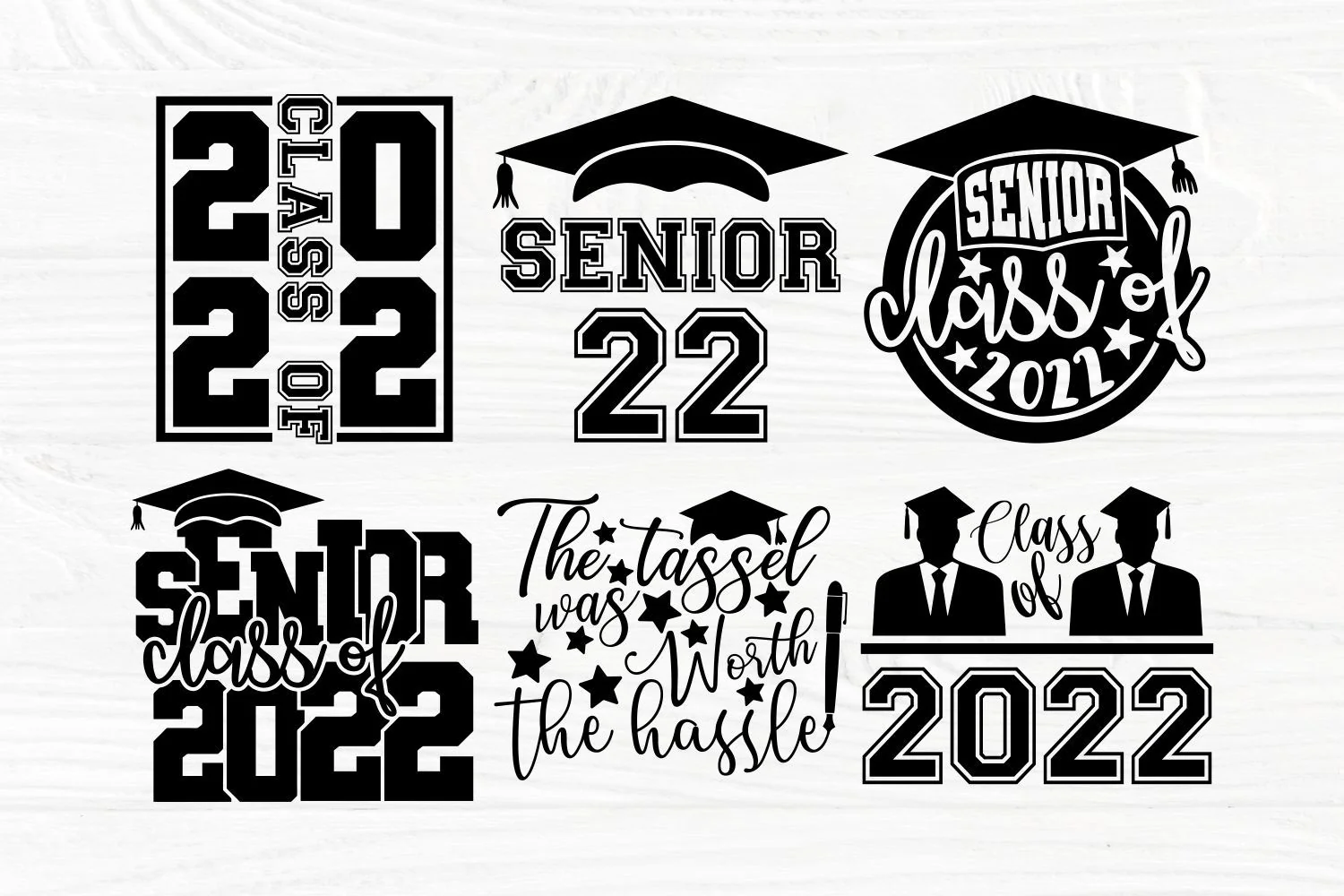 Graduation SVG Bundle, Senior 2022 SVG, Class of 2022 Svg, Png - Image 3