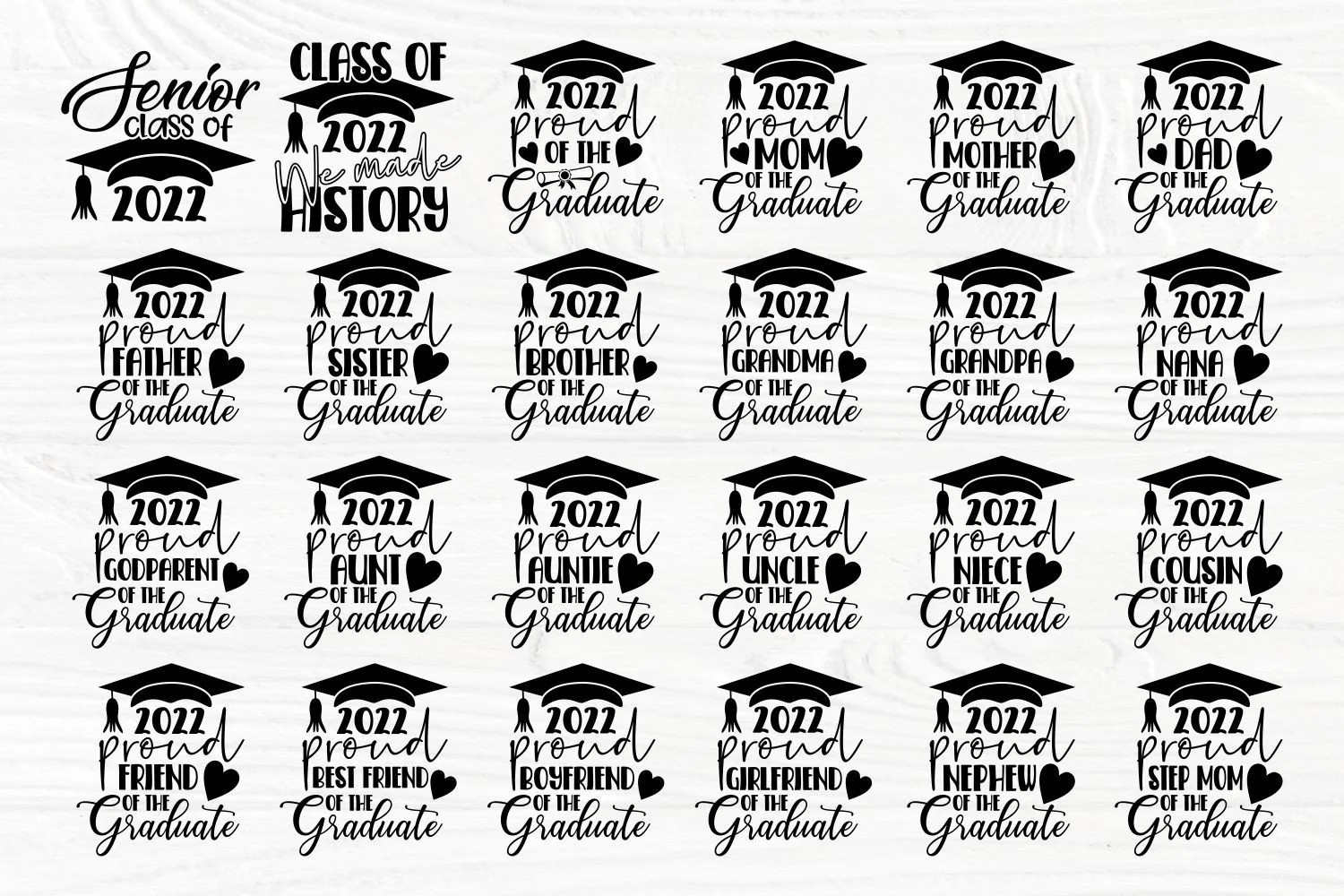 Graduation SVG Bundle, Senior Class of 2022 Svg - Image 2