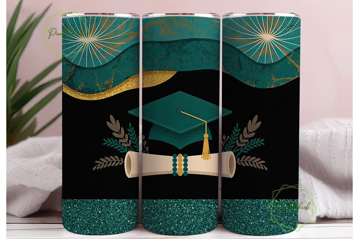 Graduation Tumbler Wrap PNG - Image 3