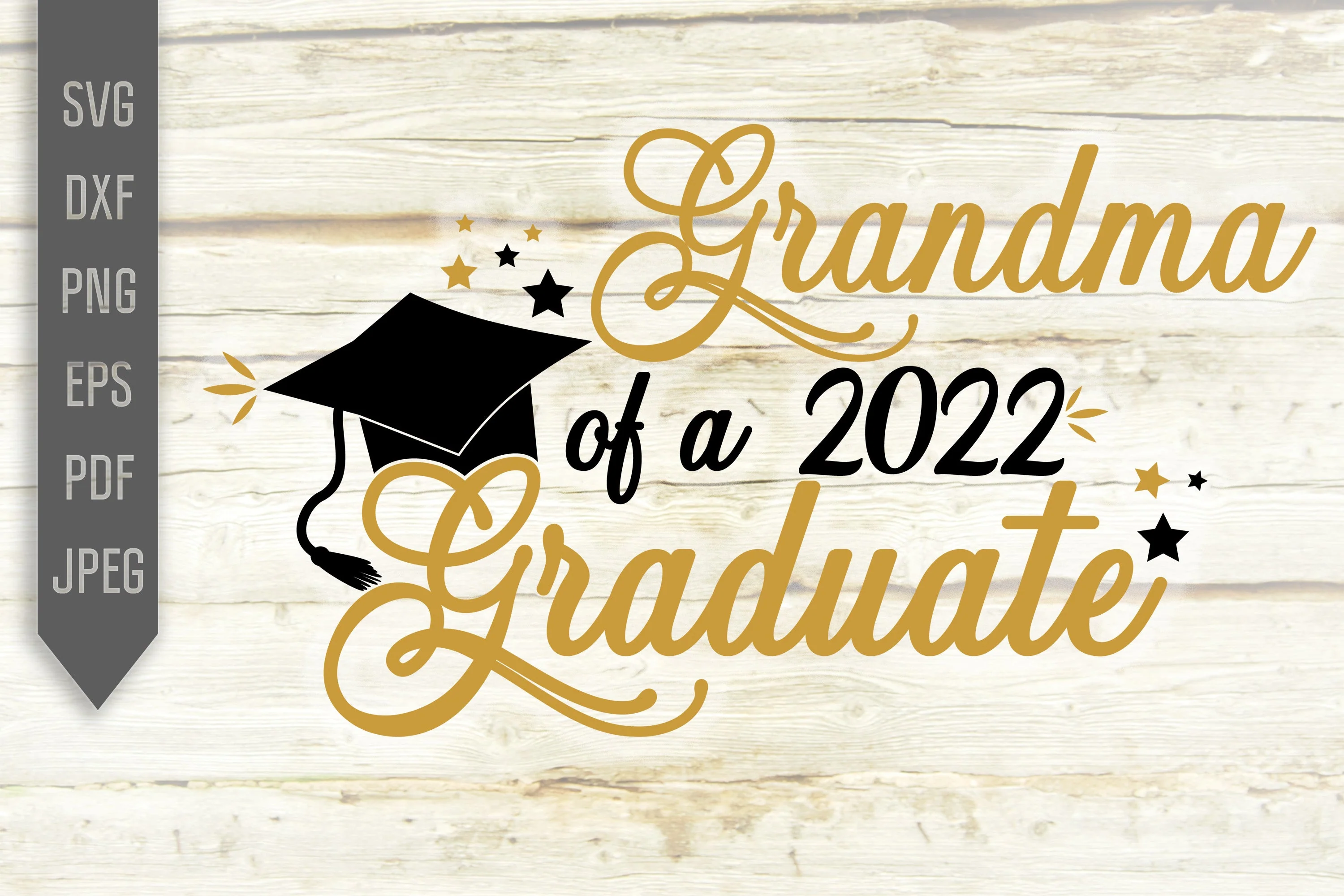 Grandma Of A 2022 Graduate Svg. Graduate Svg. Graduation Svg. Class Of 2022 Svg. High School, College Grad Grandma Shirt. Cricut, dxf, png - Image 2