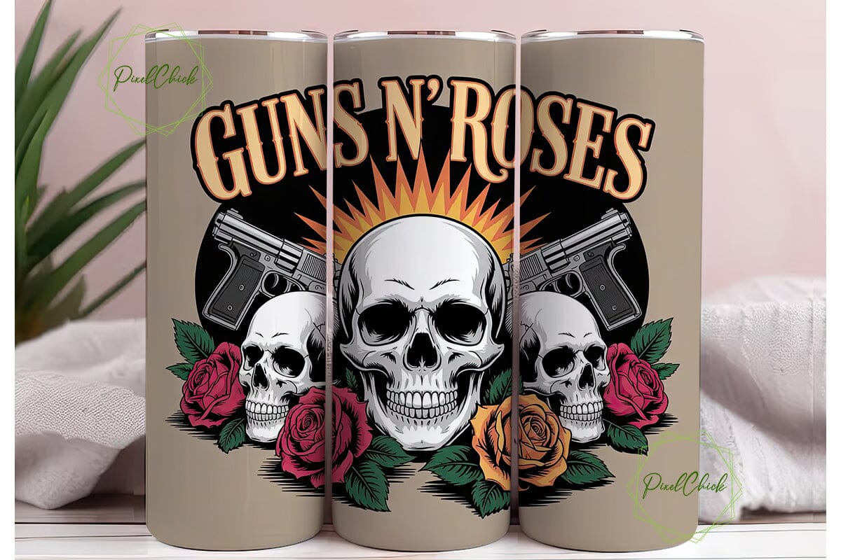 Guns N' Roses 20oz Tumbler Wrap - Image 3