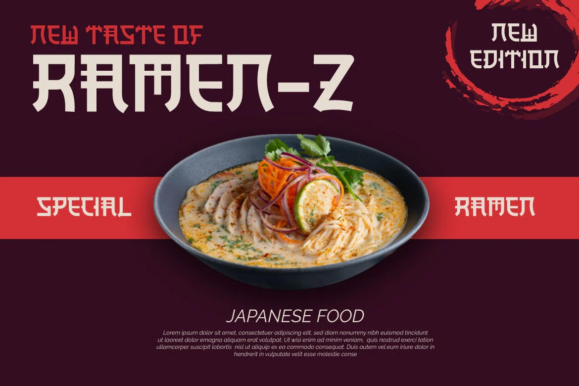 HAMIBA - Japanese style font - Image 6