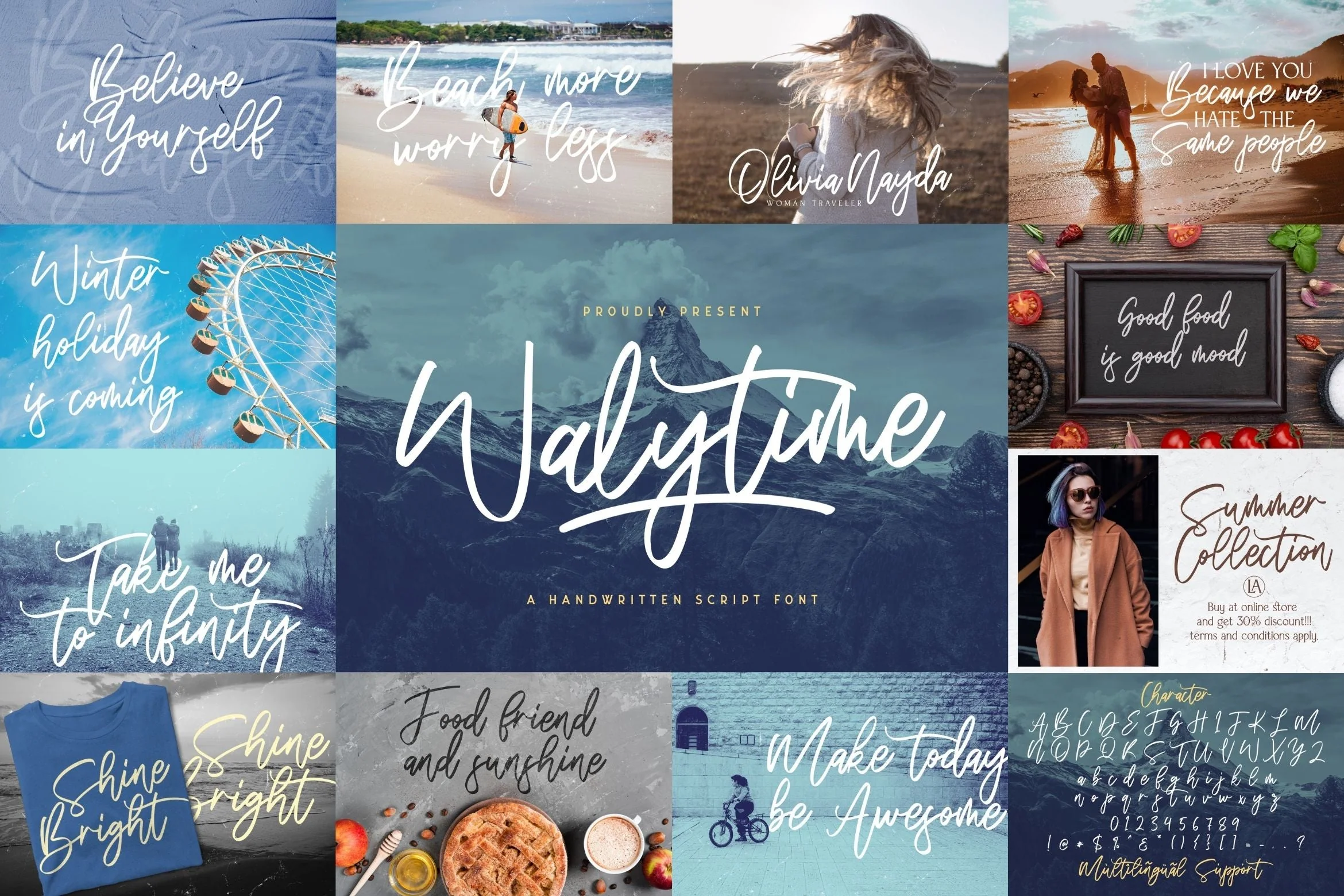 Handwritten Font Bundle Vol 13 - Image 7
