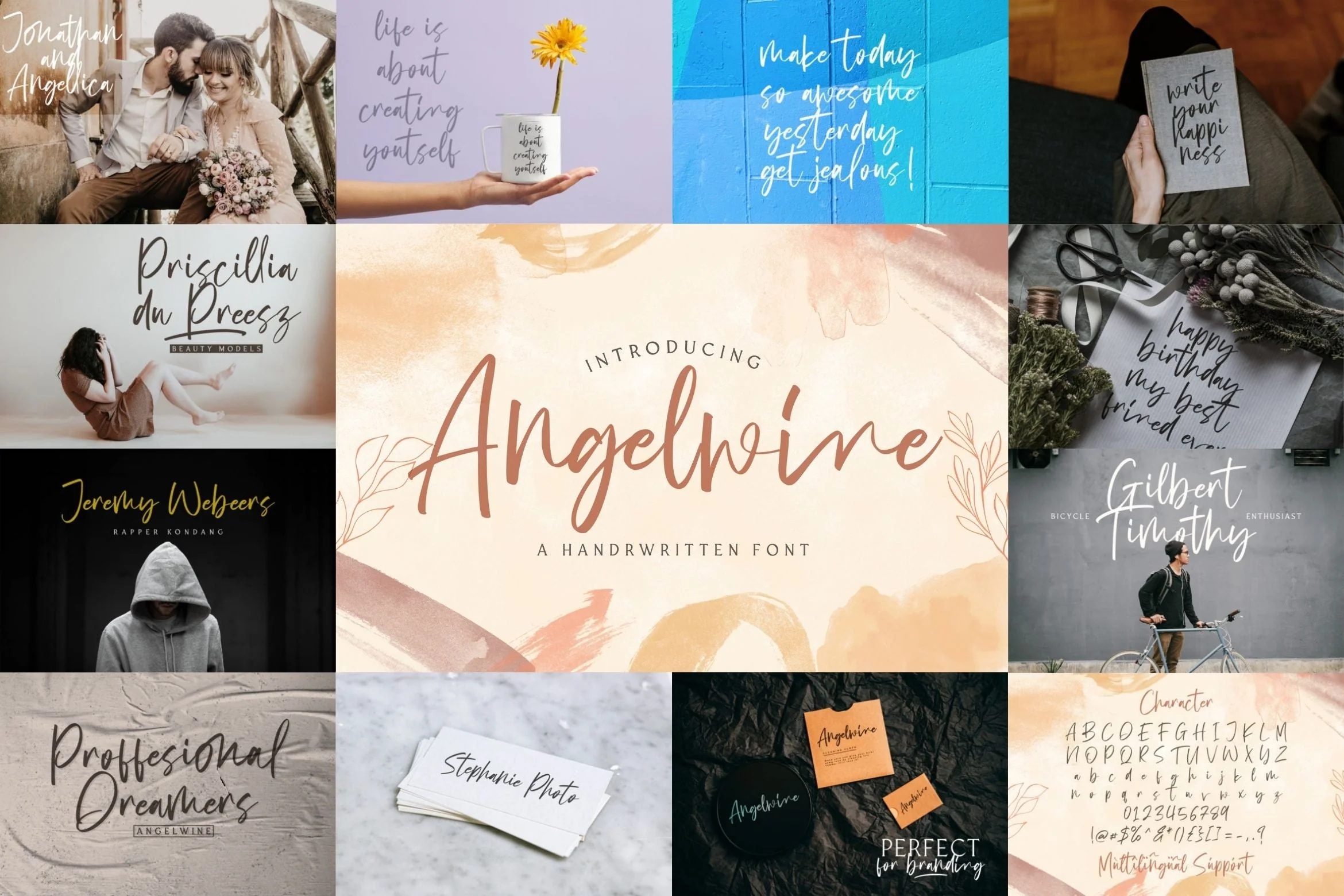 Handwritten Font Bundle Vol 16 - Image 3