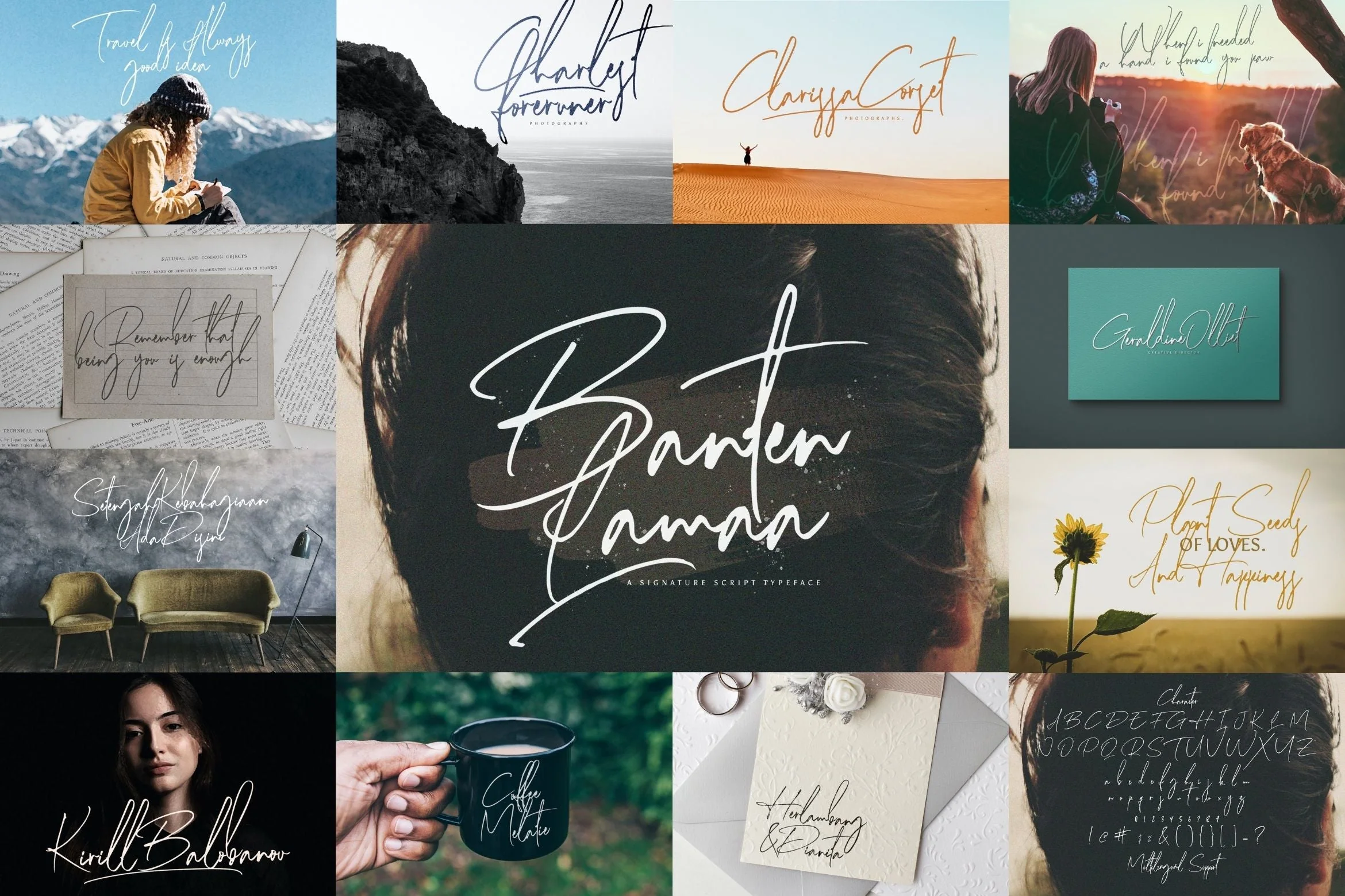 Handwritten Font Bundle Vol 9 - Image 7