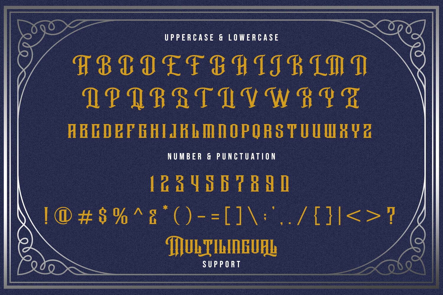 Hanzow Sewick - Victorian Display Font - Image 8