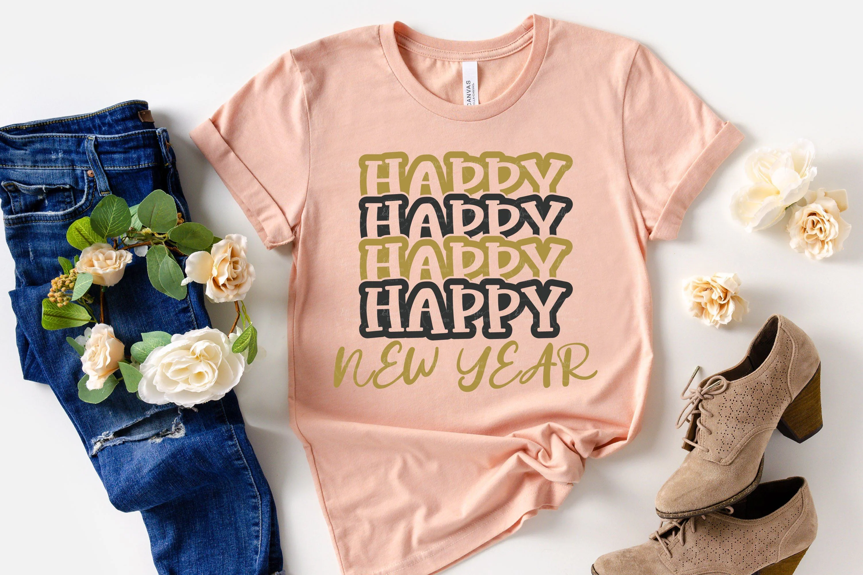 Happy New Year 2021 Bundle - SVG, PNG, DXF, EPS - Image 4