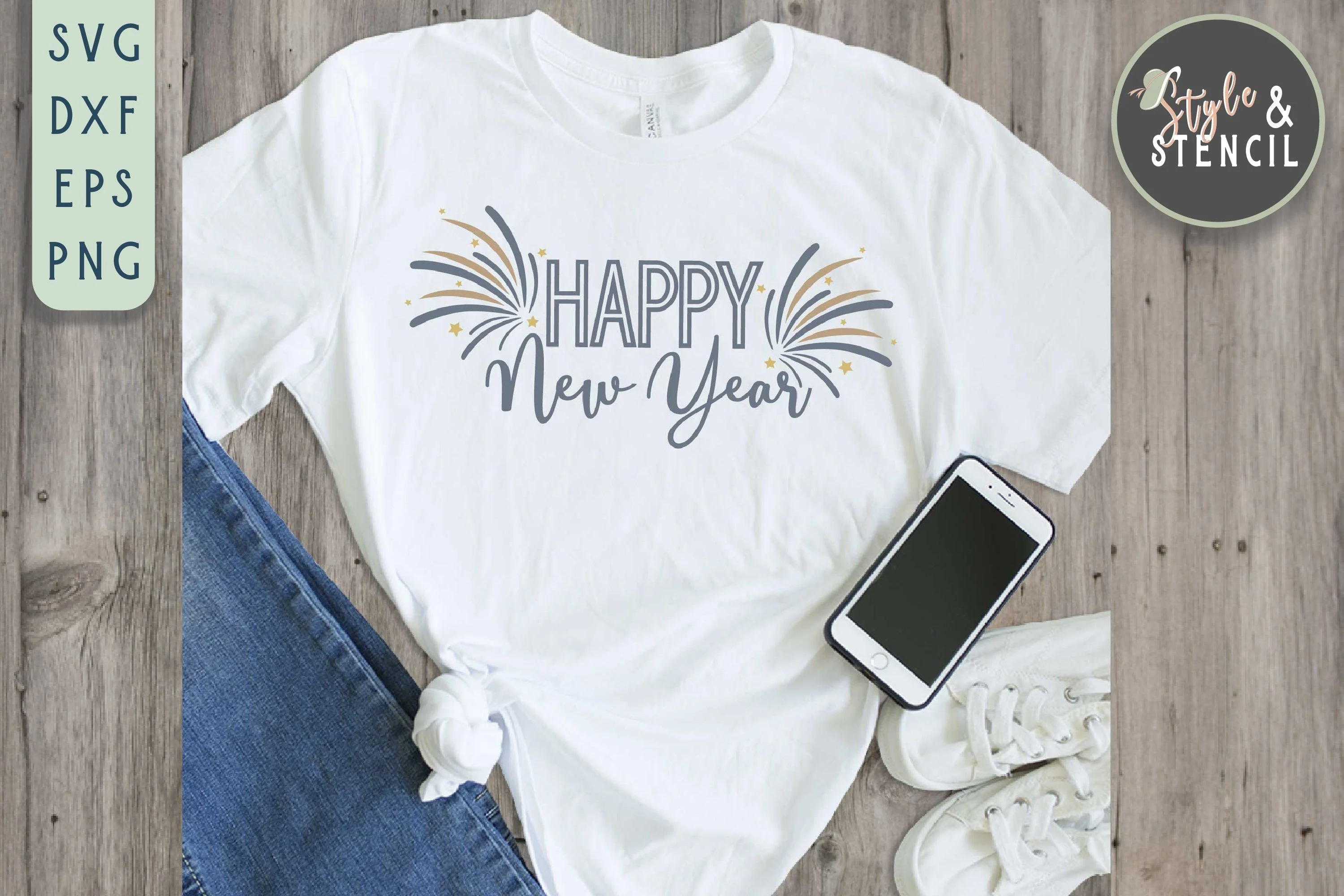 Happy New Year 2021 SVG - Image 3
