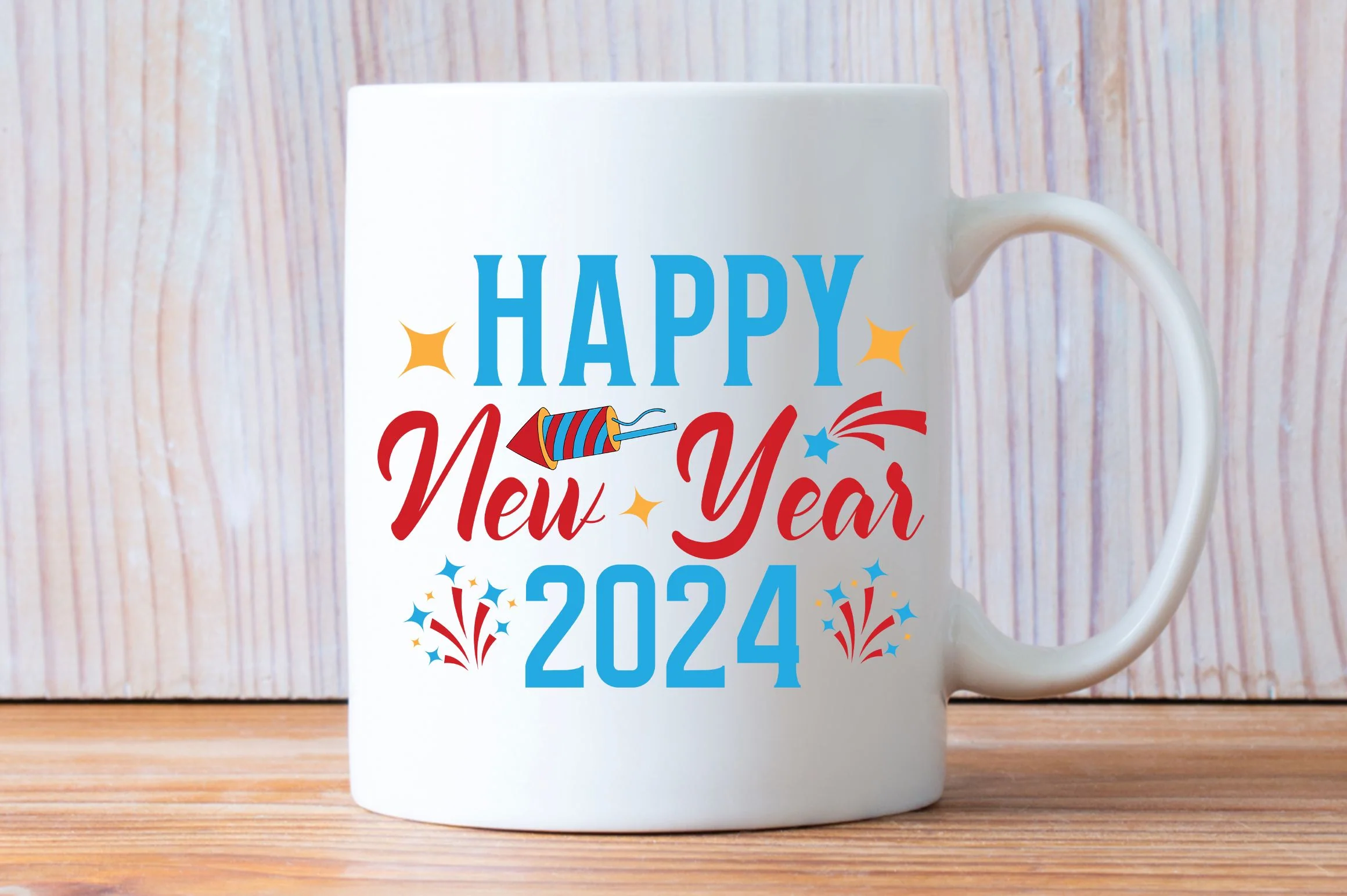 Happy new year 2024 svg design - Image 2
