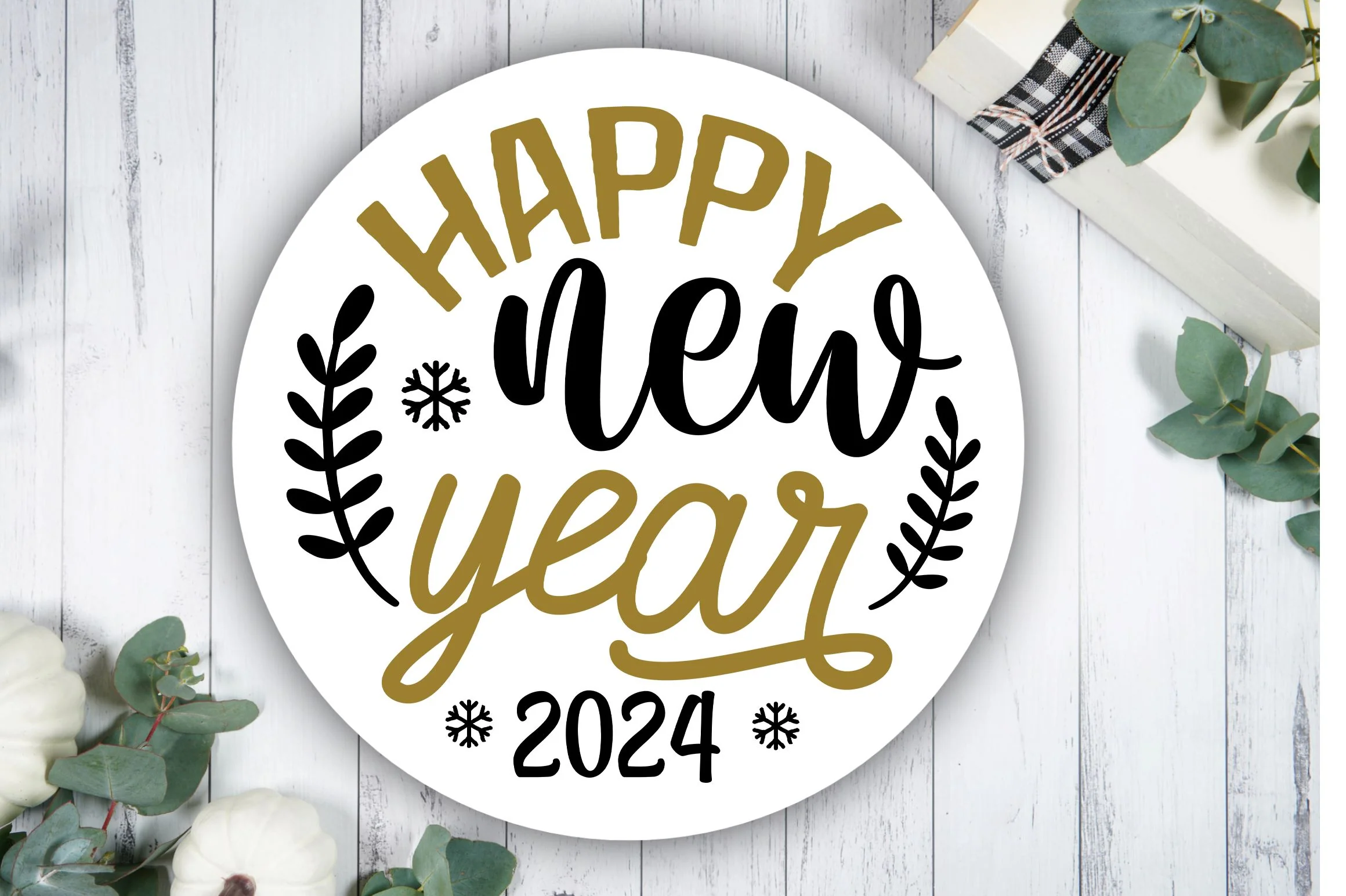 Happy new year 2024 Svg Design - Image 3
