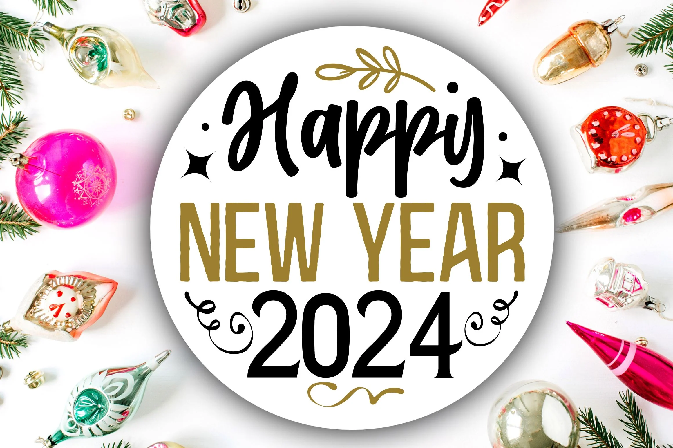 Happy new year 2024 Svg Design - Image 2