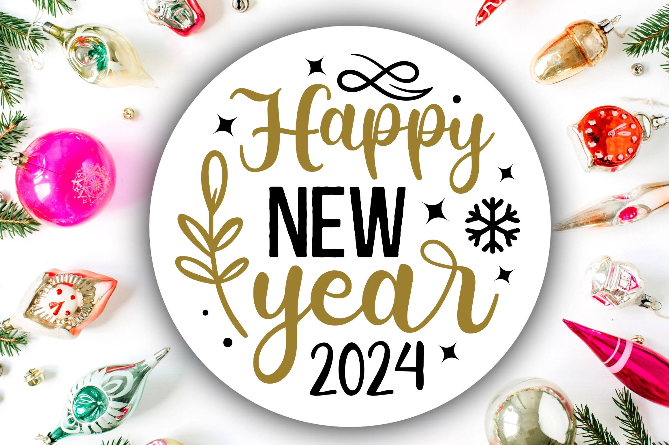 Happy new year 2024 Svg Design - Image 2
