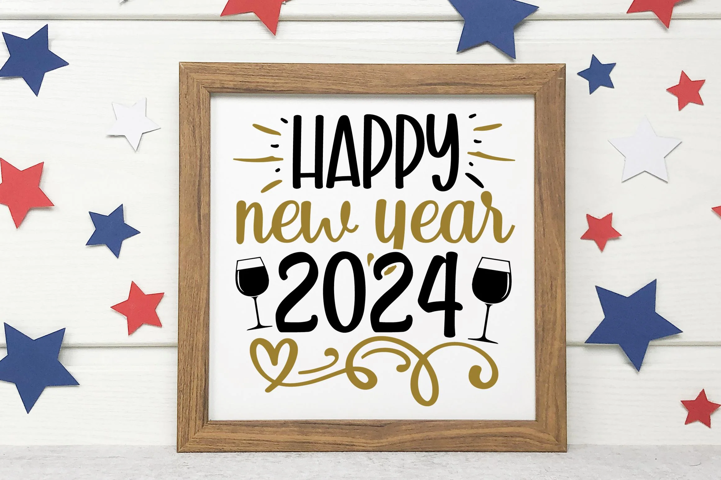 Happy new year 2024 Svg Design - Image 2