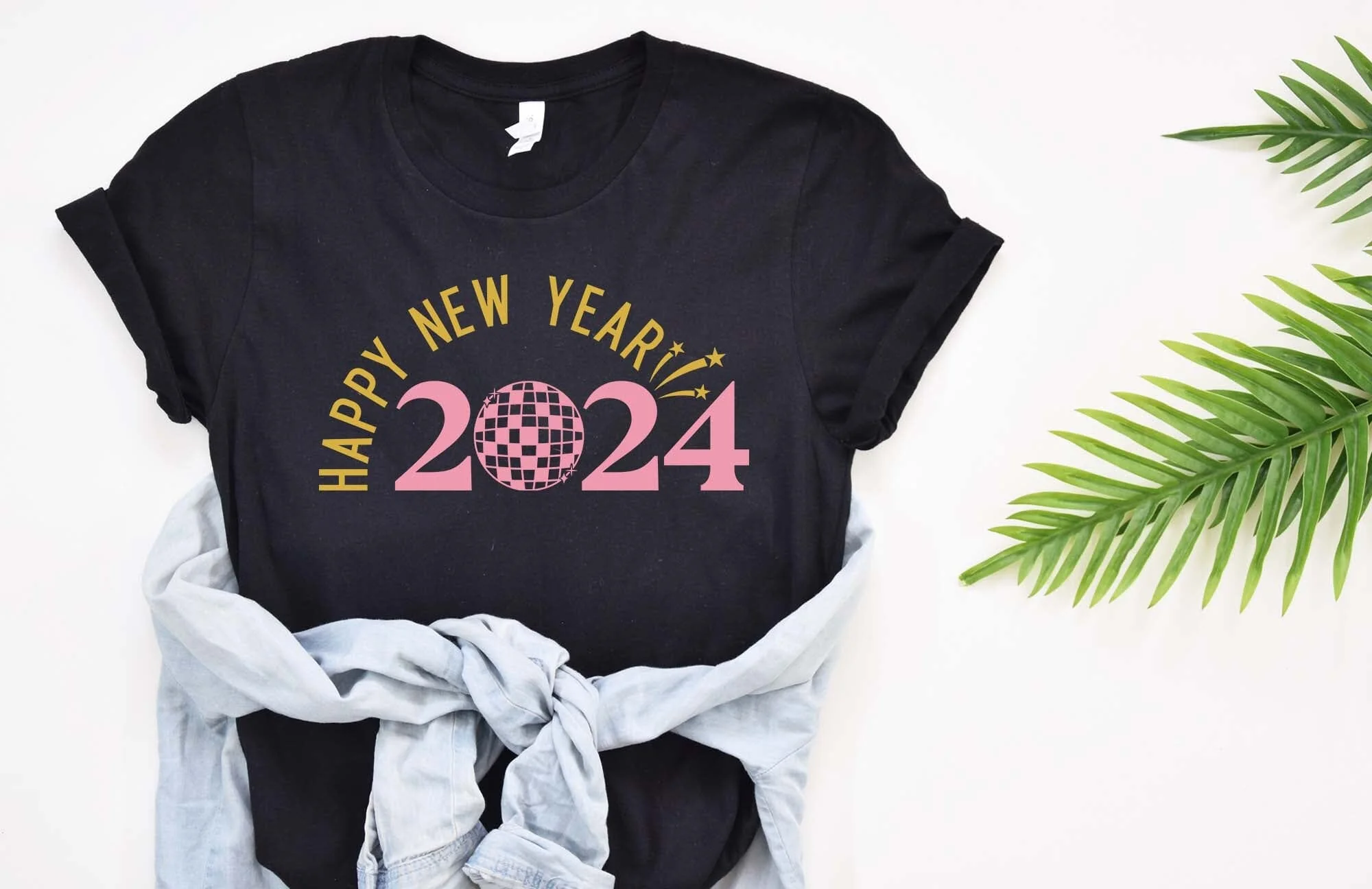 Happy New Year SVG Bundle - Happy New Year 2024 SVG, Hello 2024 SVG, 2024 New Year SVG, New Year Shirt SVG, Happy New Year PNG - Image 5