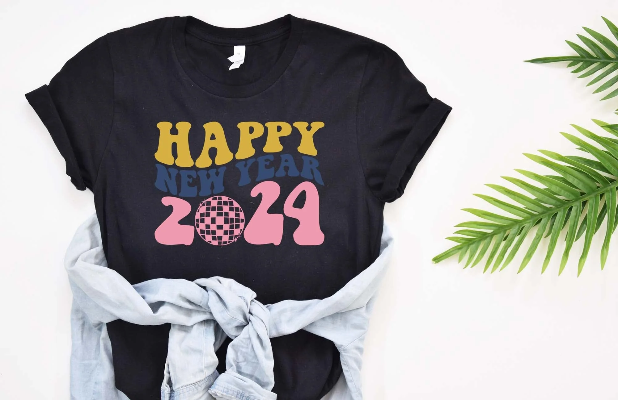 Happy New Year SVG Bundle - Happy New Year 2024 SVG, Hello 2024 SVG, 2024 New Year SVG, New Year Shirt SVG, Happy New Year PNG - Image 6