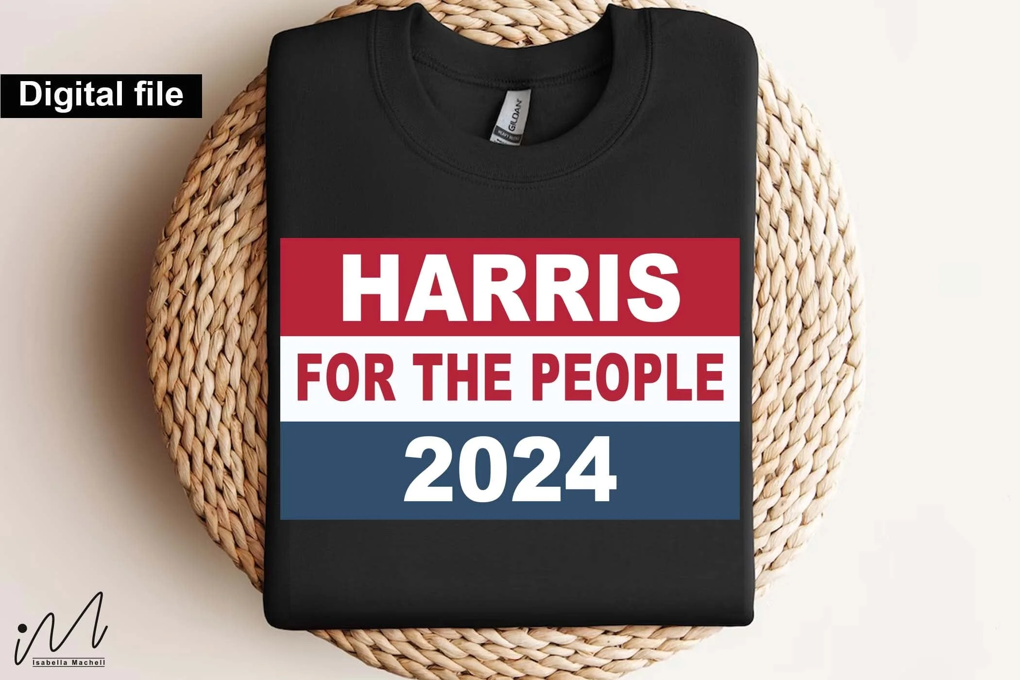 Harris for the people 2024 svg,  I'm voting Kamala,Kamala Harris 2024,Democratic t shirt,Kamala Harris svg,Gift for Her,Kamala Harris t shirt,Madam President - Image 3
