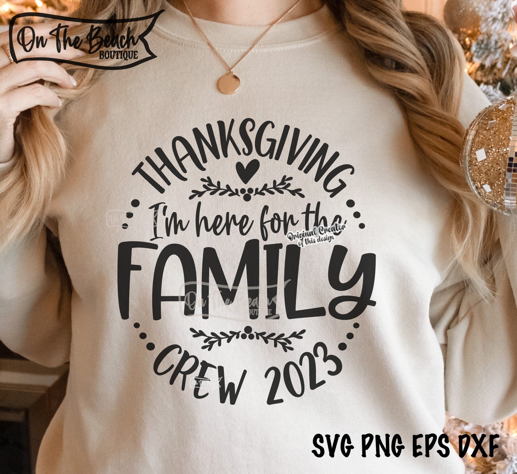 Here For The Family Thanksgiving Crew 2023 SVG PNG Bundle 20 Designs Matching Family Shirts Svg Bundle Family Holiday Svg Bundle Sarcastic - Image 7