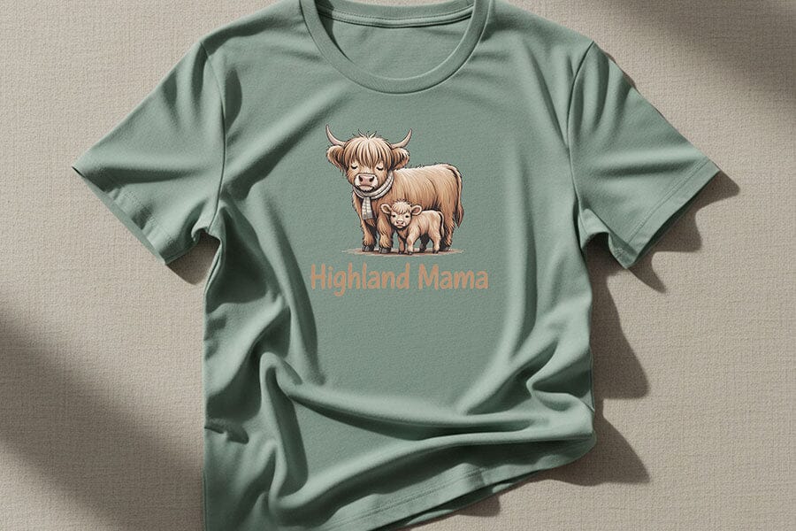 Highland Cow Png Bundle, 5 Highland Cow Sublimation Designs, Cozy Farmhouse Cow Collection, Western Boutique Shirt Graphic, Fall Cow Png Set - Image 5