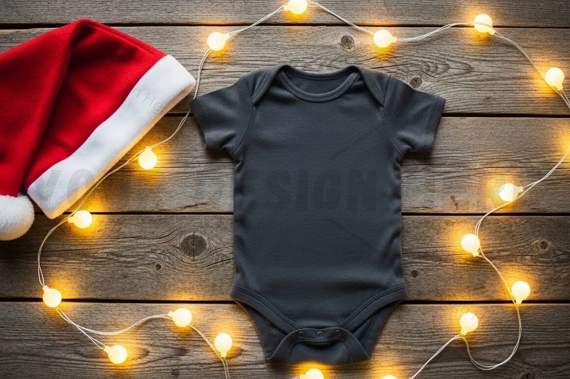 Holiday themed baby onesie