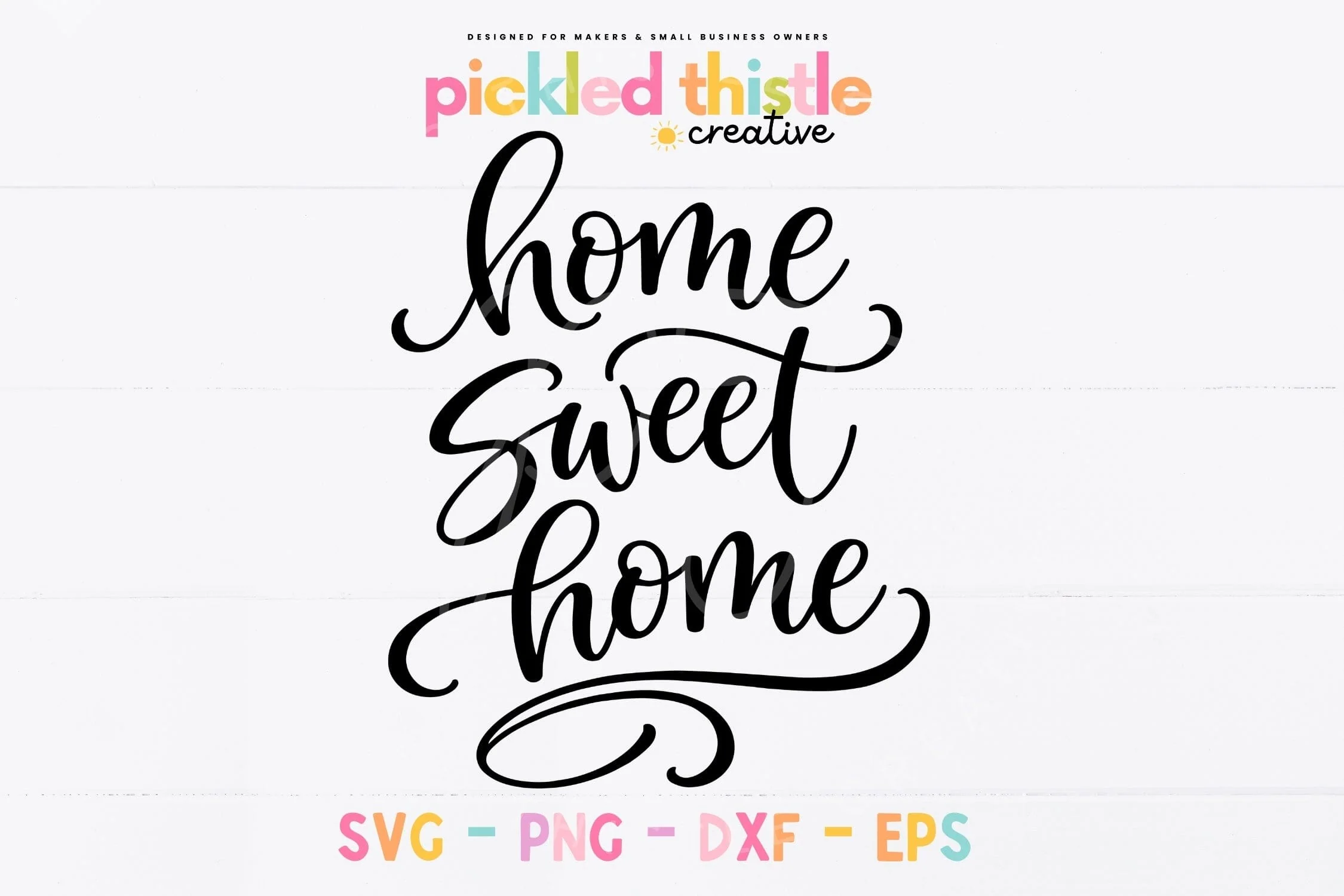 Home Sweet Home SVG | Farmhouse Home Sign SVG | Rustic Wood Sign Cut File