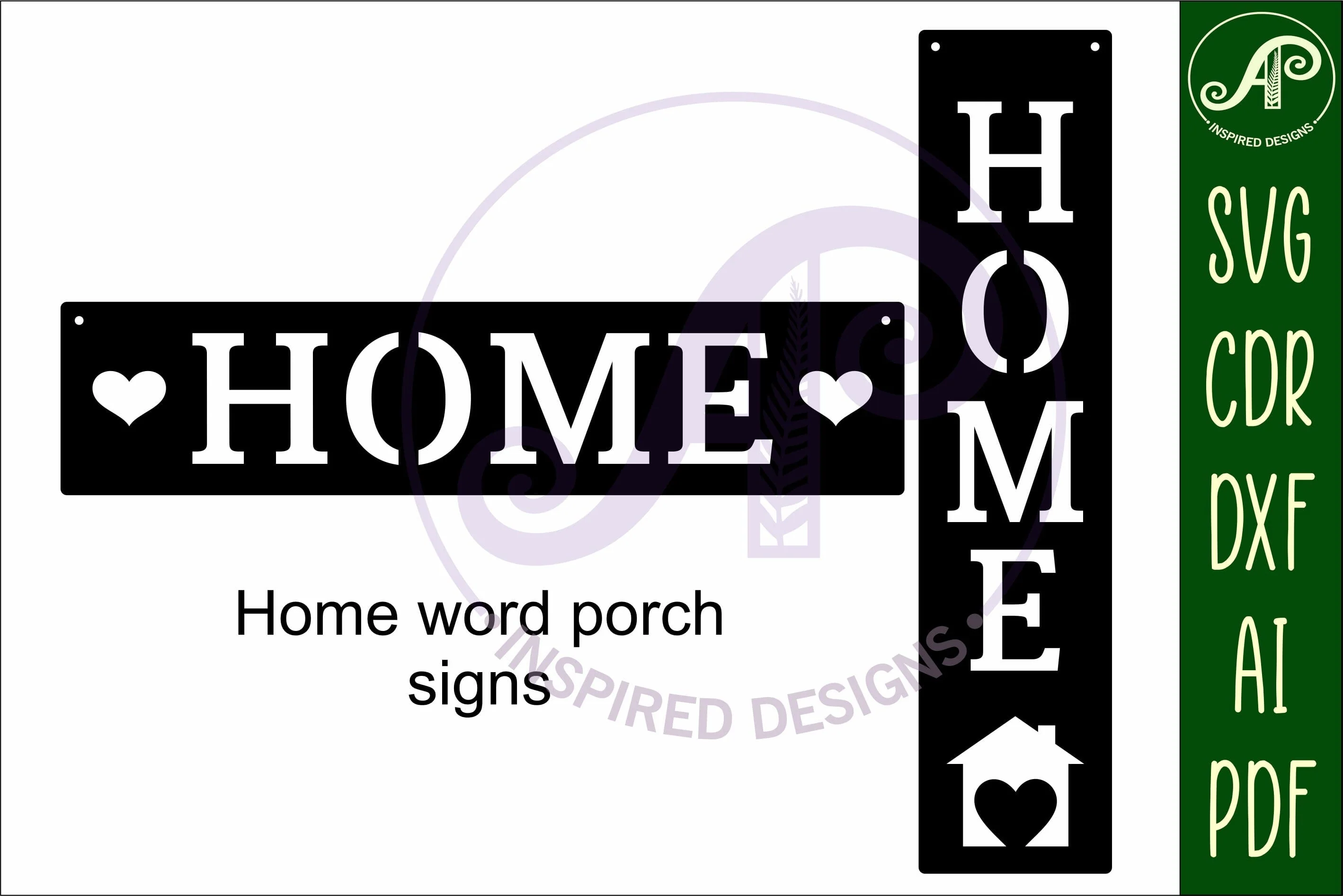Home Word wall art sign, SVG file - Image 5