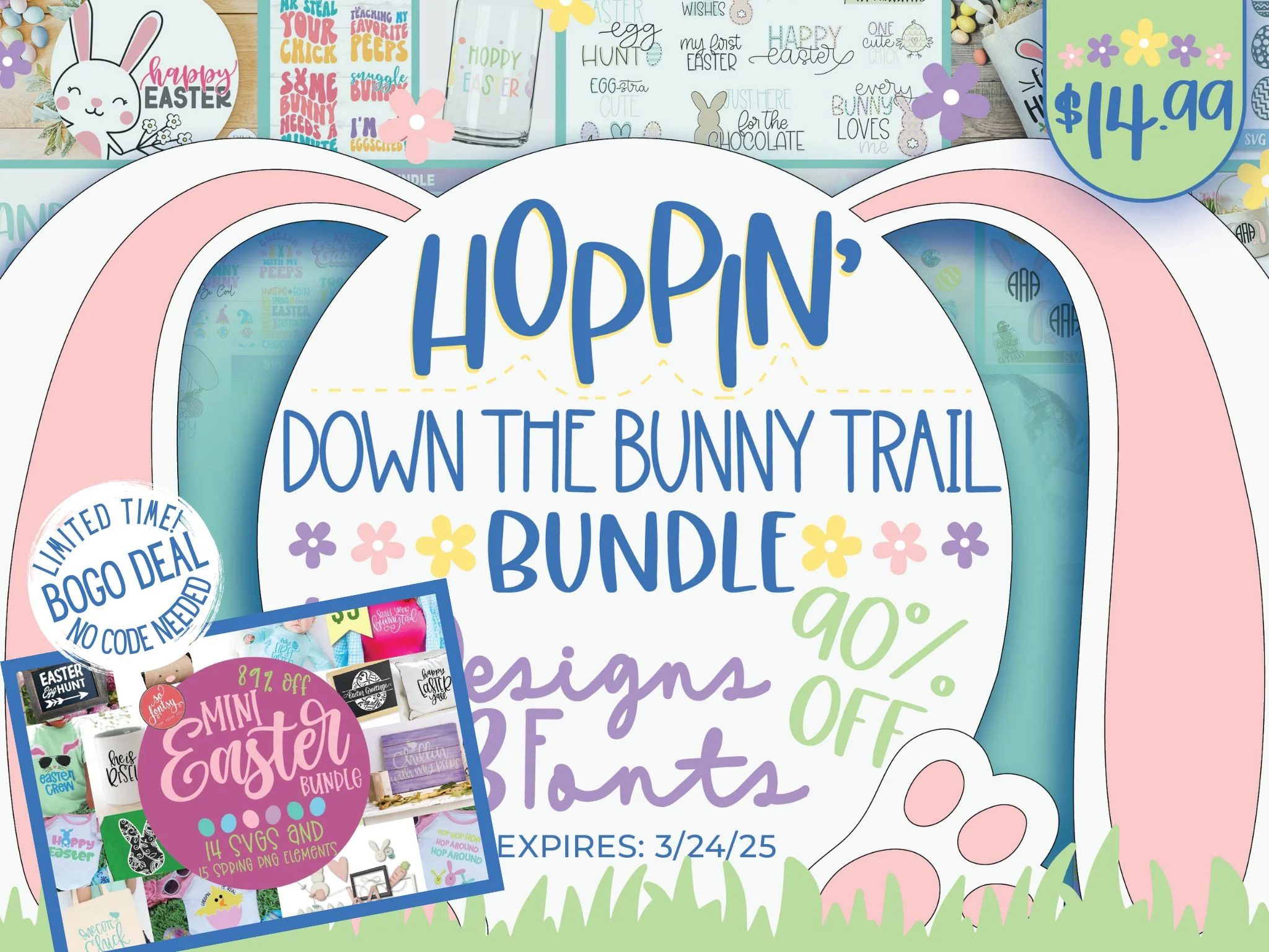 Hoppin' Down The Bunny Trail Design Bundle