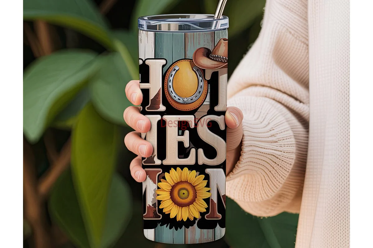 Hot Mess Mom 20oz Tumbler Wrap - Image 3