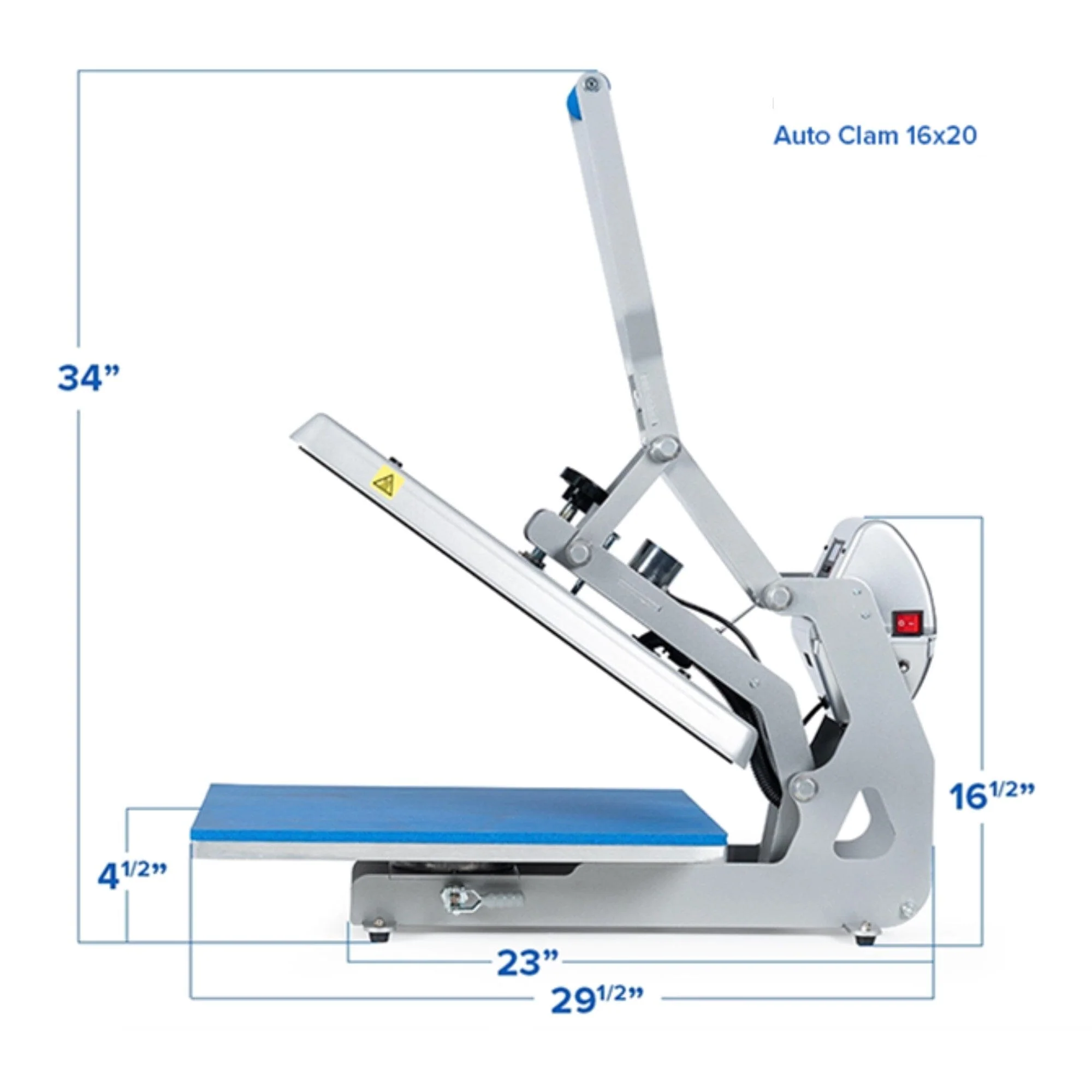 Hotronix Automatic Clam Heat Press - 16″ x 20″ with $100 in DTF Custom Transfers - Image 8