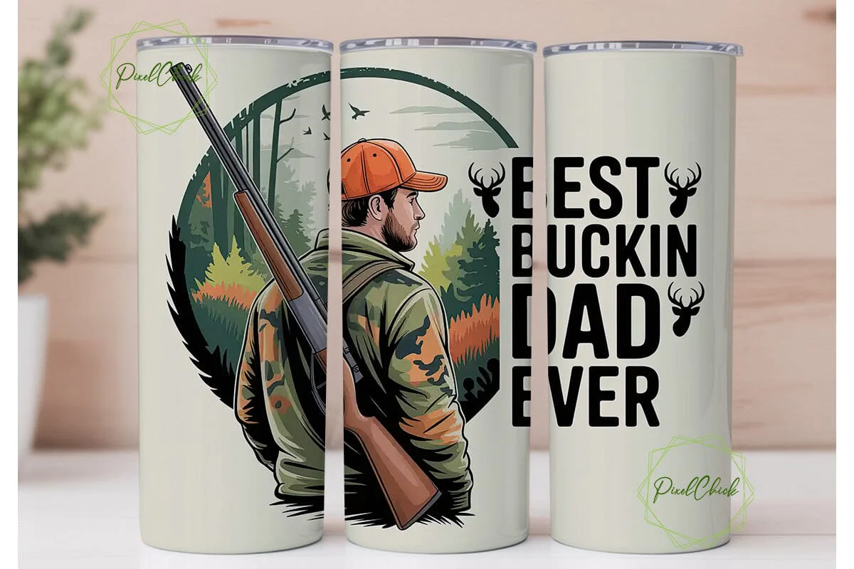 Hunting Dad 20oz Tumbler Wrap