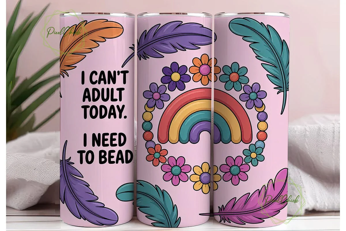 I Can't Adult Today Tumbler Wrap - Image 3