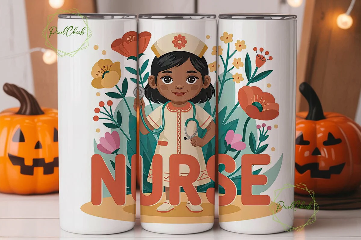 Indigenous Nurse 20oz Tumbler Wrap - Image 2