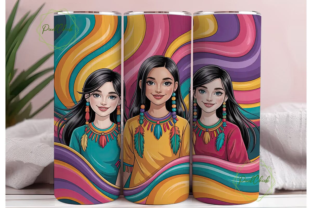 Indigenous Women Tumbler Design - Image 3