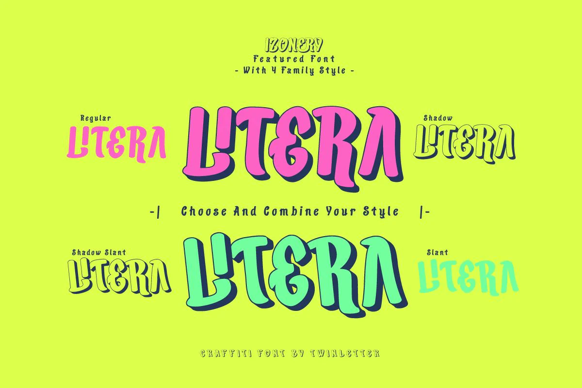 Izonery - Graffiti Font - Image 8