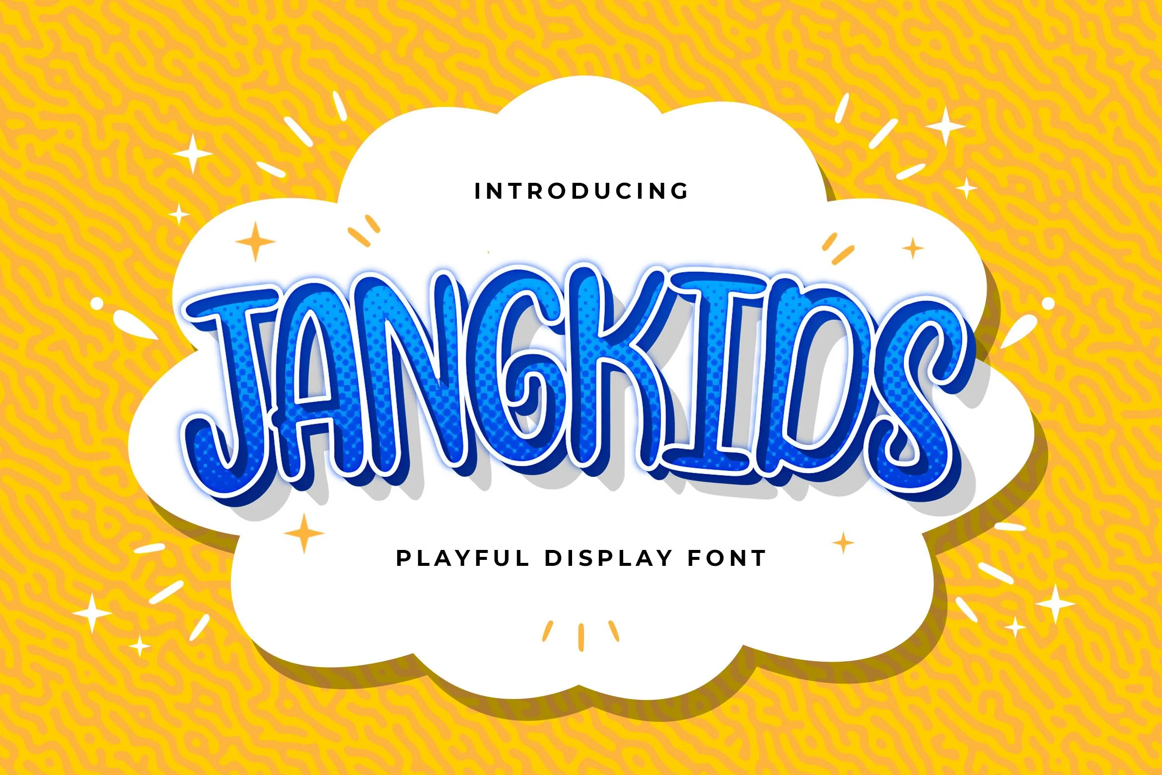 Jangkids - Playful Display Font
