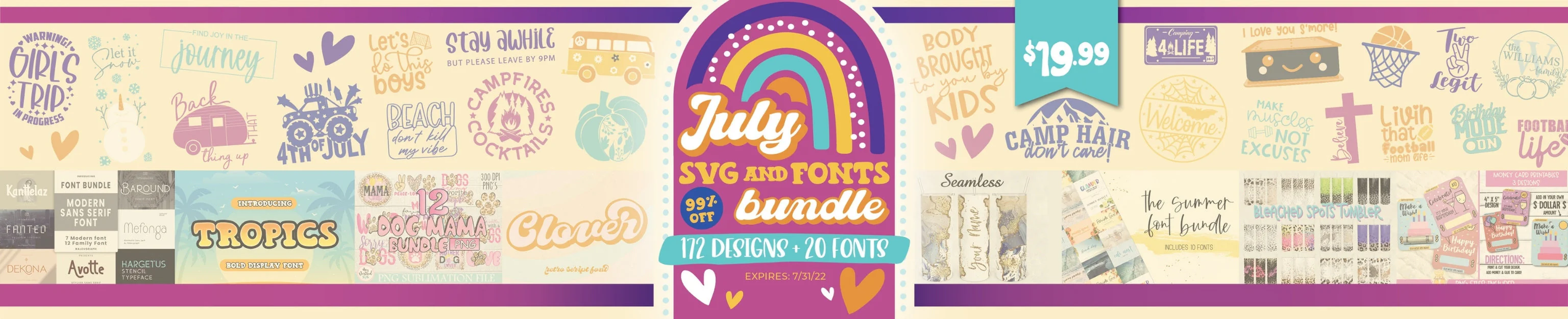 July Font and Design Bundle - Image 2
