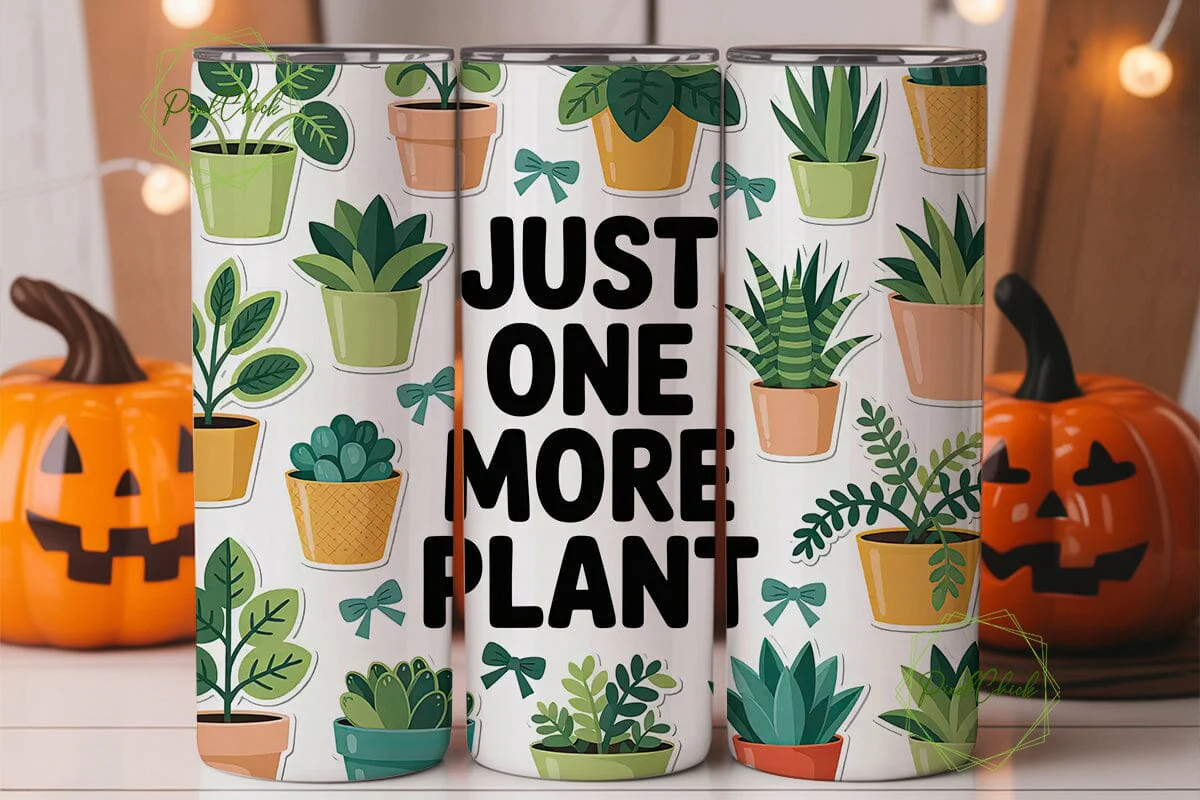 Just One More Plant 20oz Tumbler Wrap - Image 2