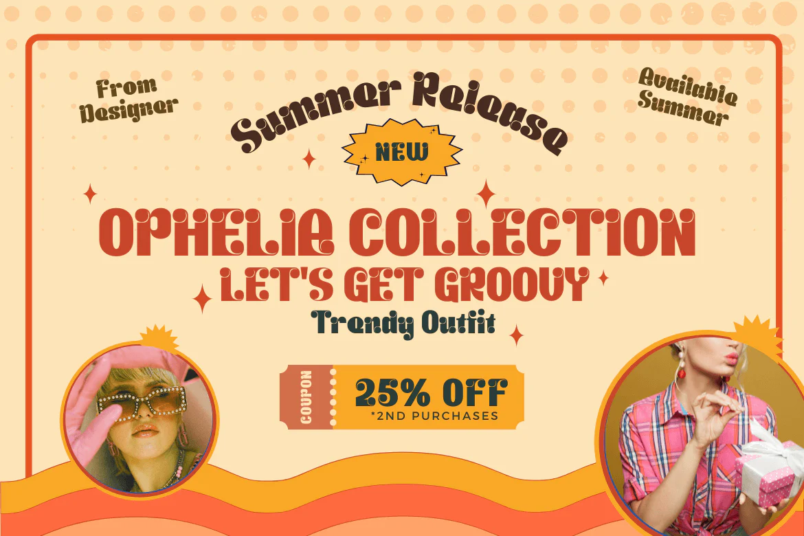 KABIF | Groovy Retro Font - Image 4