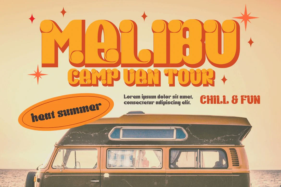 KABIF | Groovy Retro Font - Image 8