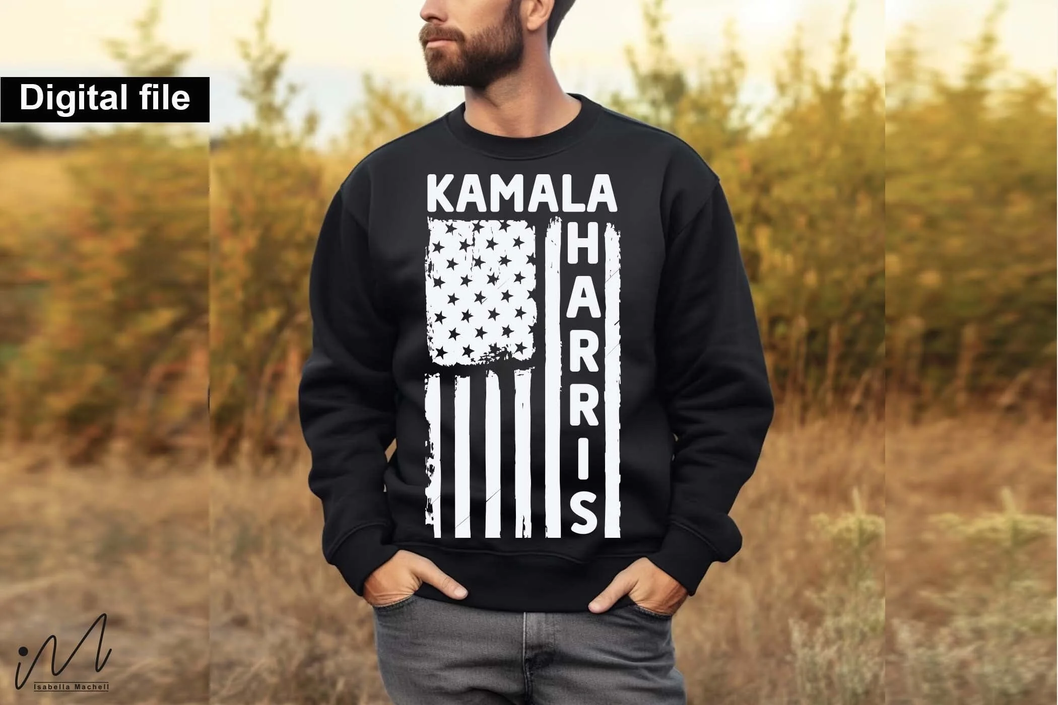 Kamala Harris USA flag svg, I'm voting Kamala,Kamala Harris 2024,Democratic t shirt,Kamala Harris svg,Gift for Her,Kamala Harris t shirt,Madam President - Image 3